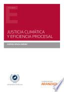 Libro Justicia climática y eficiencia procesal