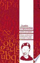 Libro Justo imposible