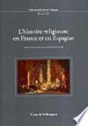 Libro L'histoire religieuse en France et en Espagne