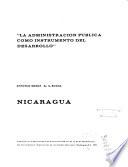 La administración pública como instrumento del desarrollo: Nicaragua, por A. Borge de la Rocha