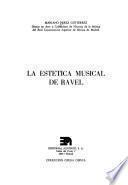 La estética musical de Ravel