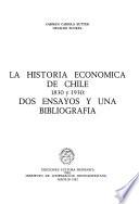 La historia económica de Chile, 1830 y 1930