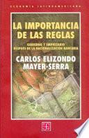 Libro La importancia de las reglas