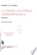 La novela española contemporánea: 1939-1967, 2. ed. ampliada