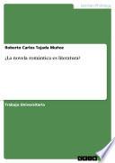 Libro ¿La novela romántica es literatura?