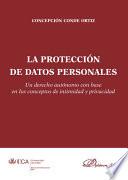 Libro La protección de datos personales
