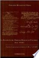 Libro La recepción del derecho romano en Colombia (SAEC. XVIII)