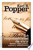 Libro La responsabilidad de vivir