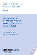 Libro La situación de los defensores de Derechos Humanos en Colombia