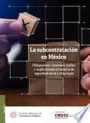 Libro La subcontratación en México