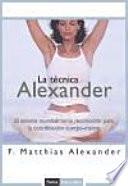Libro La técnica Alexander