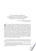 La Universidad de Salamanca: trampolín para un canonicato cordobés (estudio de un caso antológico)
