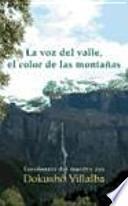 Libro La voz del valle, el color de las montañas