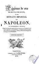 Las Páginas de oro de sir Walter Scott, o sea, Retrato imparcial de Napoleón