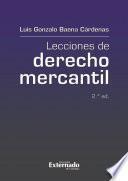 Libro Lecciones de derecho mercantil, 2.a ed.