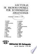 Lecturas de microeconomía por economistas argentinos