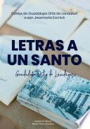 Libro Letras a un santo