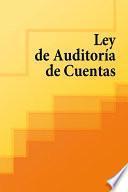 Libro Ley de Auditoria de Cuentas