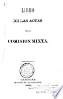 Libro de las actas de la Comision mixta