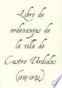 Libro de ordenanzas de la villa de Castro Urdiales (1519-1572)
