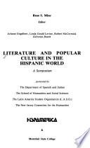 Literature and Popular Culture in the Hispanic World