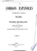 Los codigos españoles concordados y anotados: Novisima recopilación de las leyes de España, Suplemento é indices