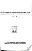 Los Estudios de posgrado en México, 1979