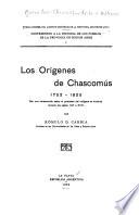 Los orígenes de Chascomús, 1752-1825