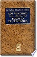 Libro Los principios del derecho europeo de contratos