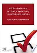 Libro Los procedimientos de verificación de datos y comprobación limitada
