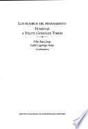 Libro Los rumbos del pensamiento