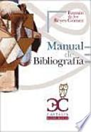 Libro Manual de bibliografía