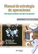 Libro Manual de estrategia de operaciones