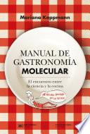 Libro Manual de gastronomía molecular