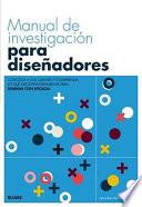 Libro Manual de investigación para diseñadores