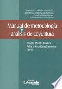 Manual de metodología y análisis de coyuntura