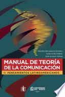 Manual de teoría de la comunicación II
