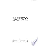 MAPECO, 1920-1970