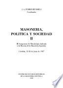 Masonería, política y sociedad
