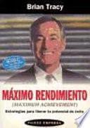 Libro Máximo rendimiento