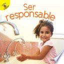 Libro Me Pregunto (I Wonder) Ser responsable