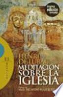 Libro Meditación sobre la Iglesia