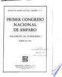 Memoria del Primer Congreso Nacional de Amparo