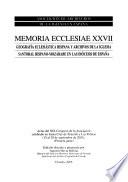 Memoria Ecclesiae XXVII