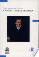 Memorias del encuentro Camilo Torres y Tenorio