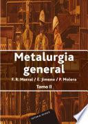 Libro Metalurgia general. II