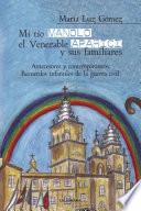 Libro Mi tío Manolo, el Venerable Aparici y sus familiares