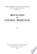 Miscelanea de estudios medievales
