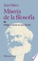 Miseria de la filosofia