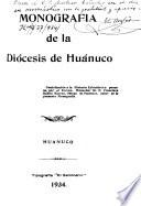 Monografía de la Diócesis de Huánuco